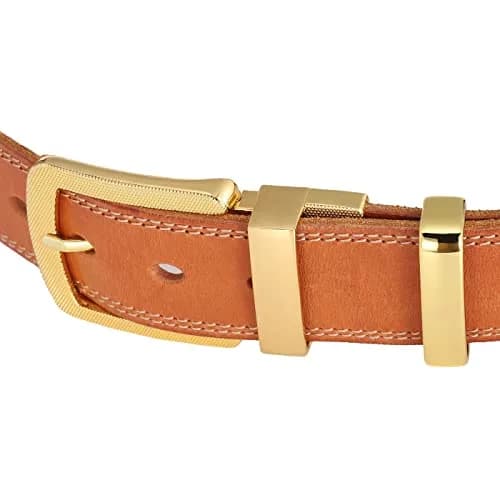 DJCAIZYY Gold Belt Loop Keeper for Men's Belts 1.5 inches (38mm-40mm) | Secure Belt End Accessory thumbnail 3