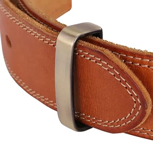 DJCAIZYY Belt Loop Keeper 1.5 inch (38mm-40mm) Bronze Brushed Alloy Steel | Replacement for Broken Belt Loops thumbnail 4