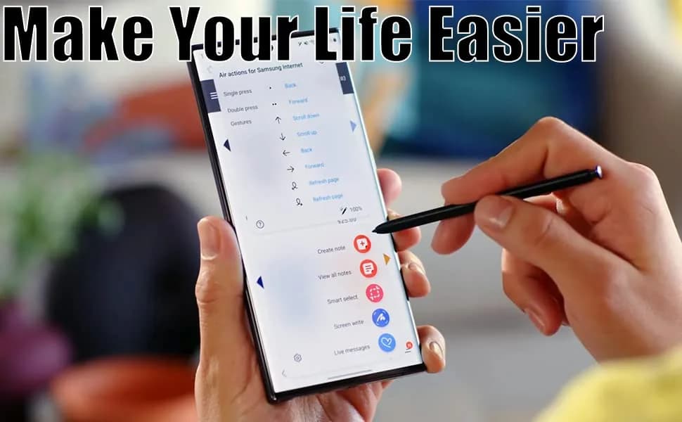 Dogxiong Black Stylus Pen for Samsung Galaxy S22 Ultra 5G | 4096 Levels Pressure Sensitivity - view 5