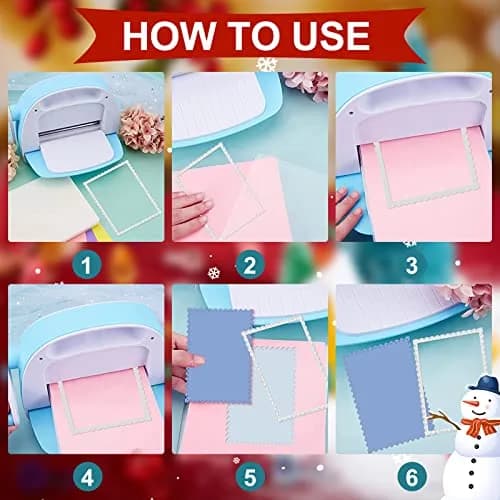 INFUNLY Rectangle Frame Cutting Dies Set 12Pcs | Layered Stencils for Card Making & Scrapbooking thumbnail 7