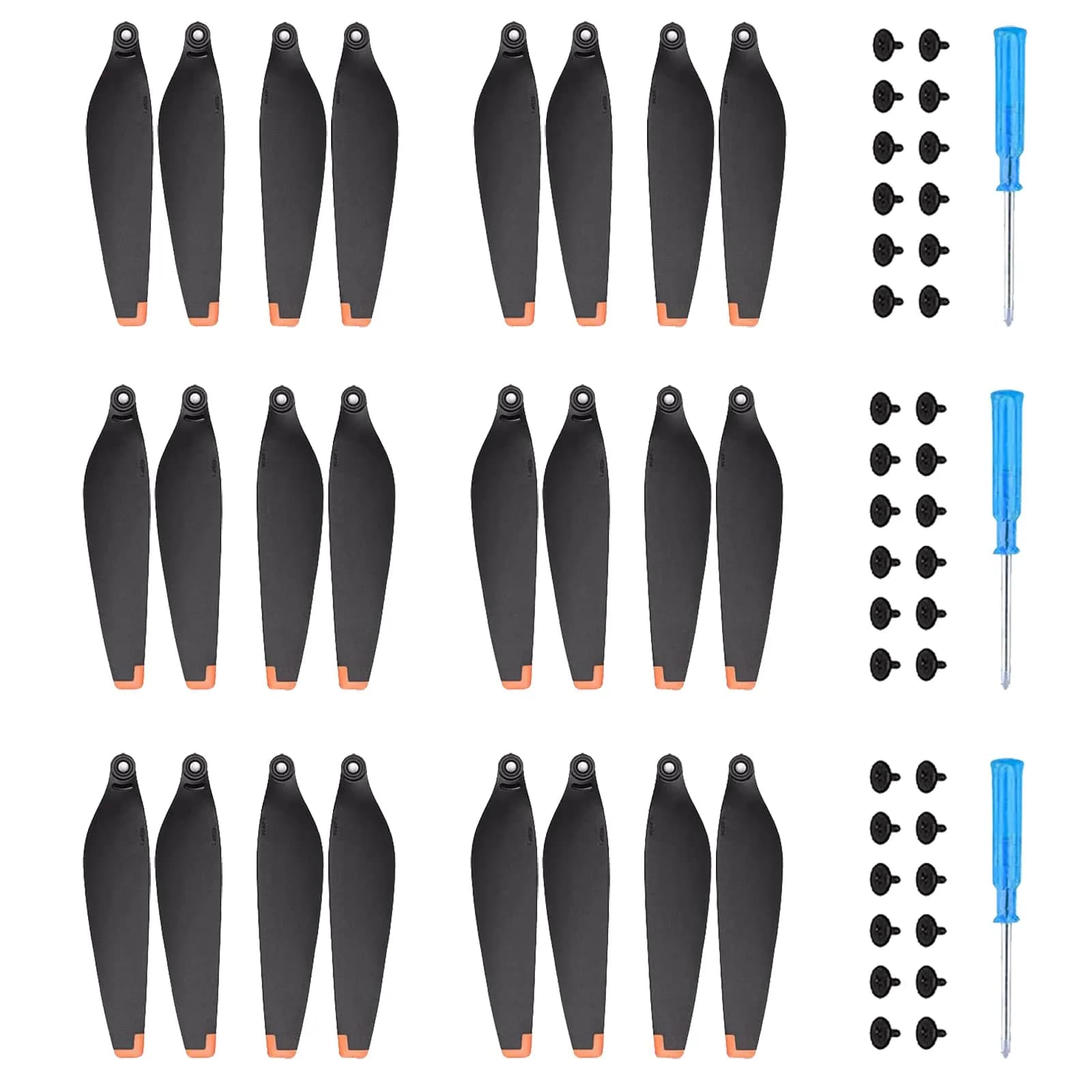 YETEETH 32Pcs Propeller for DJI Mini 4 Pro/Mini 3 Pro | Low Noise, Easy Install, Durable (70-120 chars) — 24 Cps