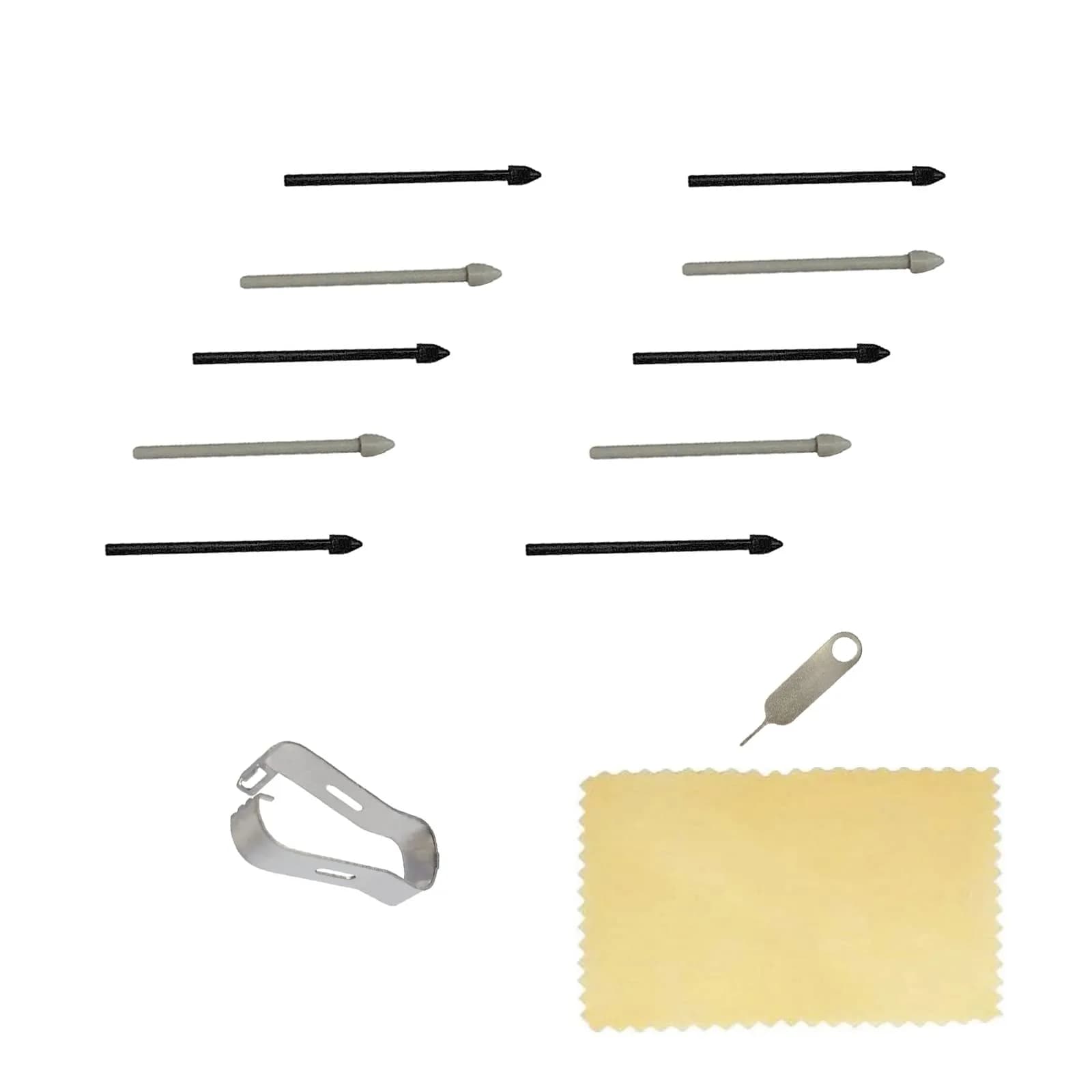 GNLKYZWV Black/Gray Stylus Pen Tips 10pcs (0.02 kg) | Compatible with Samsung Galaxy Tab S8 Series - view 2