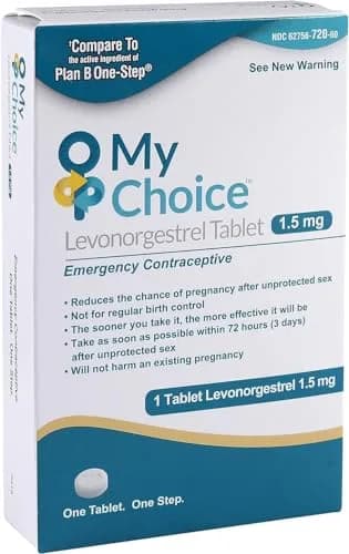 Ohm My Choice Emergency Contraceptive Pill, Levonorgestrel 1.5mg | Backup for Women in India thumbnail 1