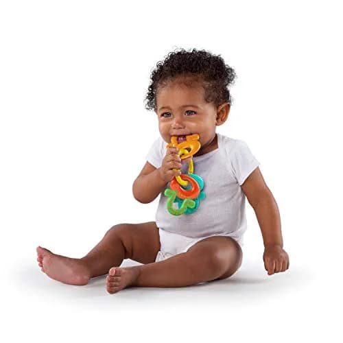 Bright Starts Soothers & Shakers 7pc Gift Set, 320 g (0.7 lb) | BPA-Free Baby Rattles, Teethers & Stroller Toys thumbnail 5