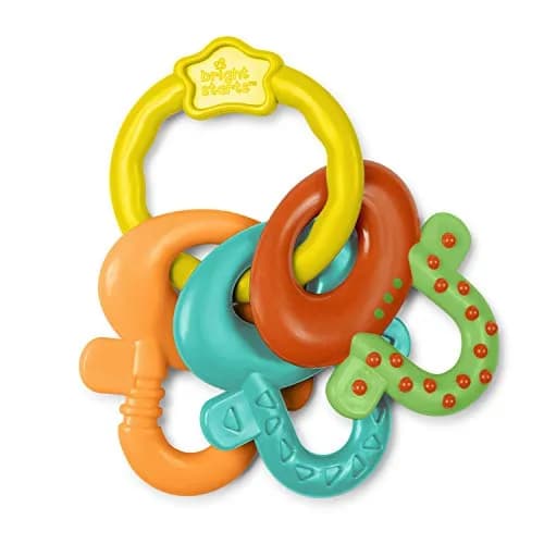 Bright Starts Soothers & Shakers 7pc Gift Set, 320 g (0.7 lb) | BPA-Free Baby Rattles, Teethers & Stroller Toys thumbnail 9