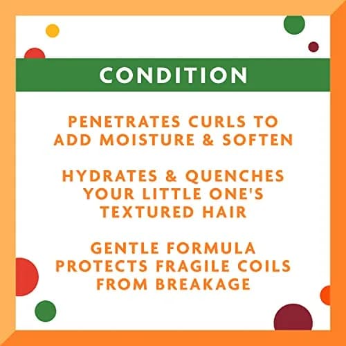 Cantu Care for Kids Nourishing Conditioner 24 fl oz (710ml) | Shea Butter, Coconut Oil & Honey for Curly Hair thumbnail 2