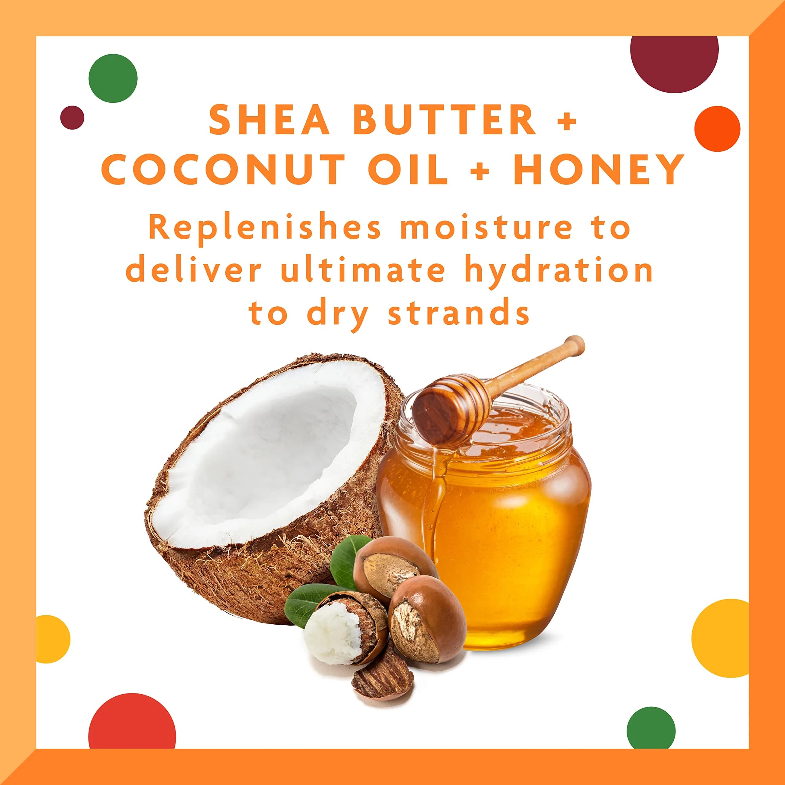 Cantu Care for Kids Nourishing Conditioner 24 fl oz (710ml) | Shea Butter, Coconut Oil & Honey for Curly Hair - view 3