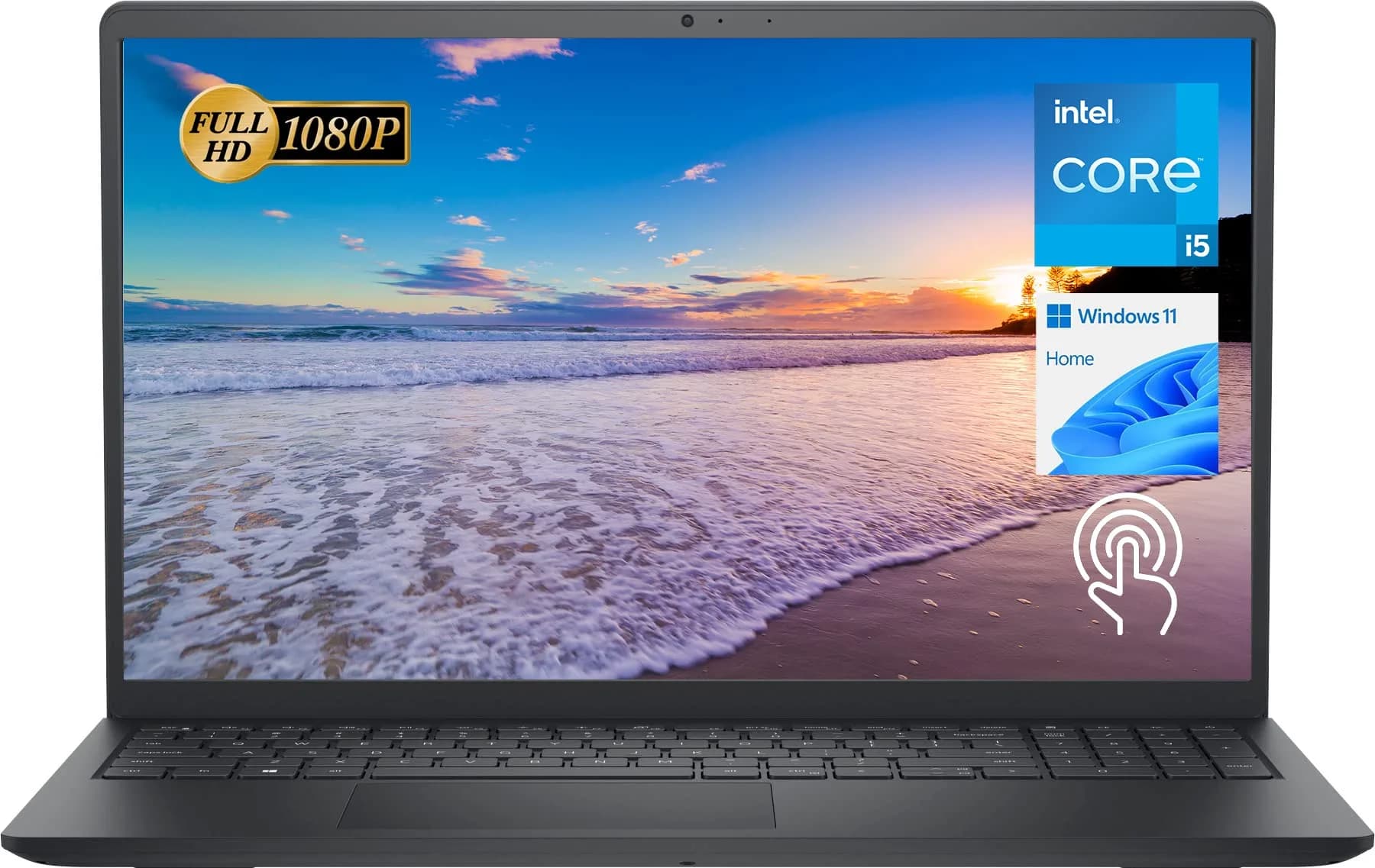 Dell Inspiron 15 3511 Laptop 15.6" FHD Touchscreen Intel Core i5-1035G1 16GB RAM 512GB SSD Black — Black