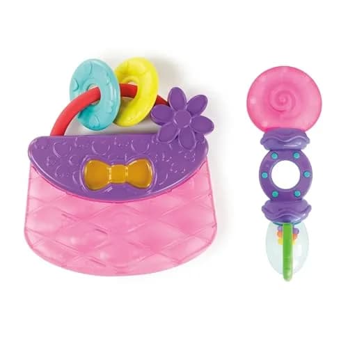 Bright Starts Everything Nice Teething Toys 9-Piece Set | BPA-Free Rattles & Chillable Teethers thumbnail 5