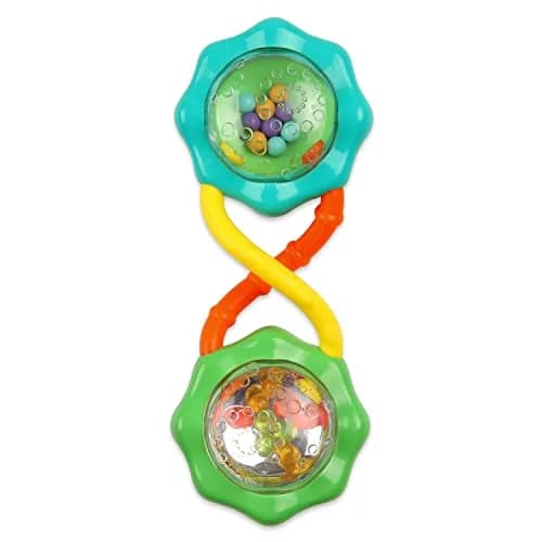 Bright Starts Little Shakers 6pc Gift Set with Oball Technology | Baby Rattles, Balls and Teethers for Newborns+ thumbnail 9