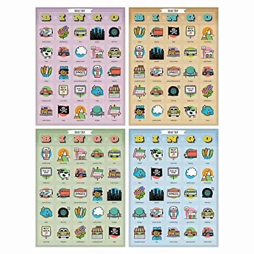 Knock Knock Roadtrip Bingo, 12 Reusable Cards | Travel Game for Kids & Adults thumbnail 3
