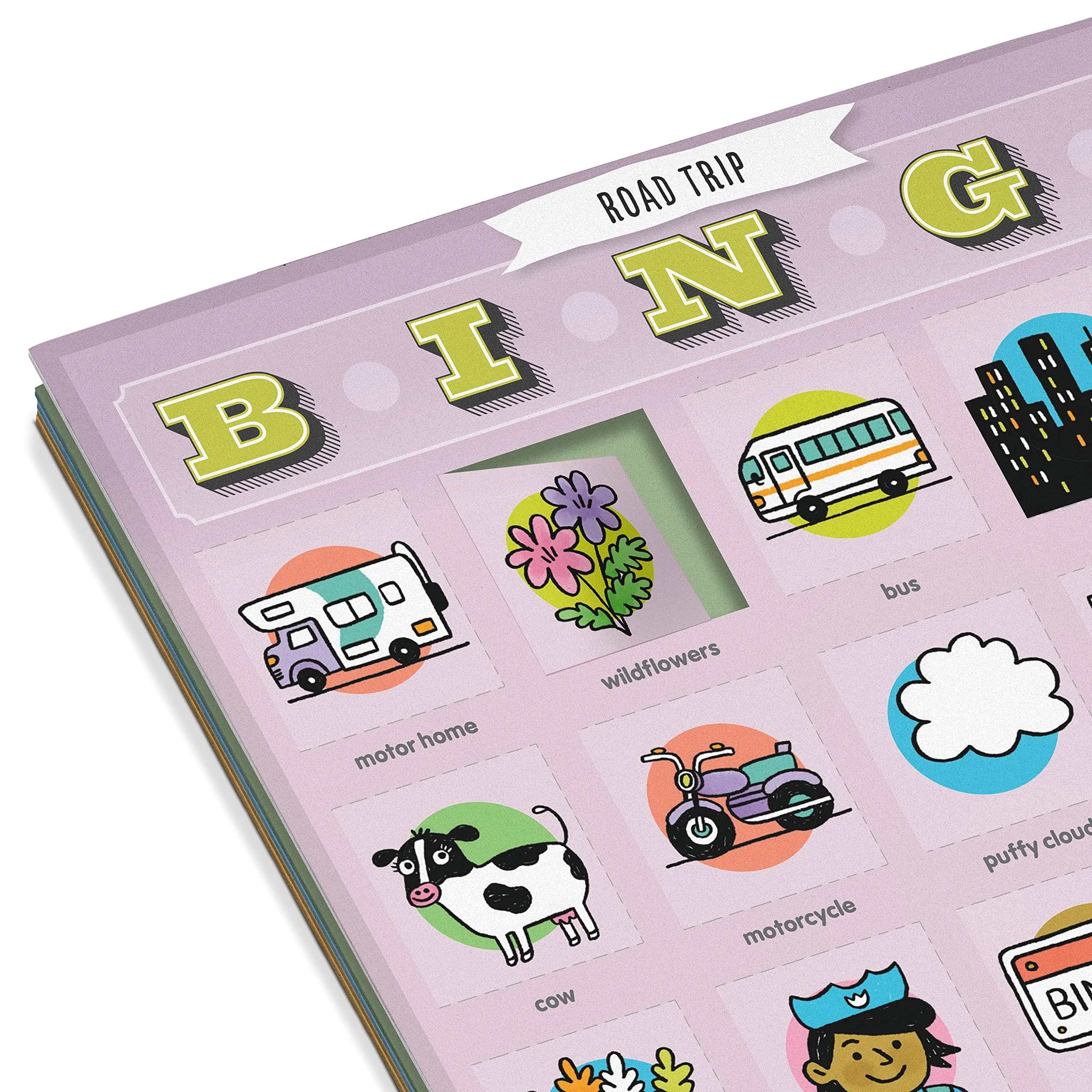 Knock Knock Roadtrip Bingo, 12 Reusable Cards | Travel Game for Kids & Adults - view 4