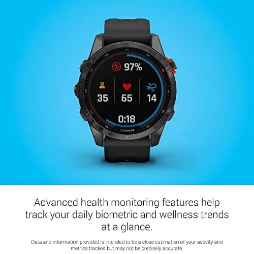 Garmin fenix 7S Solar Smartwatch (1.2-inch Display, 42mm Case) | GPS, Solar Charging, Fitness Tracking thumbnail 5