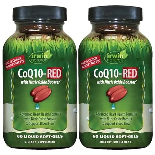 Irwin Naturals CoQ10-RED Heart & Cellular Energy Support 60 Count | Supports Heart & Circulation thumbnail 1