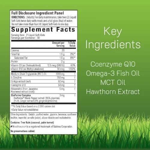Irwin Naturals CoQ10-RED Heart & Cellular Energy Support 60 Count | Supports Heart & Circulation thumbnail 2