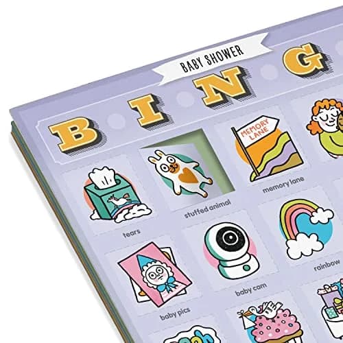 Knock Knock Baby Shower Bingo, 12 Reusable Cards | Party Game for 12 Players thumbnail 4