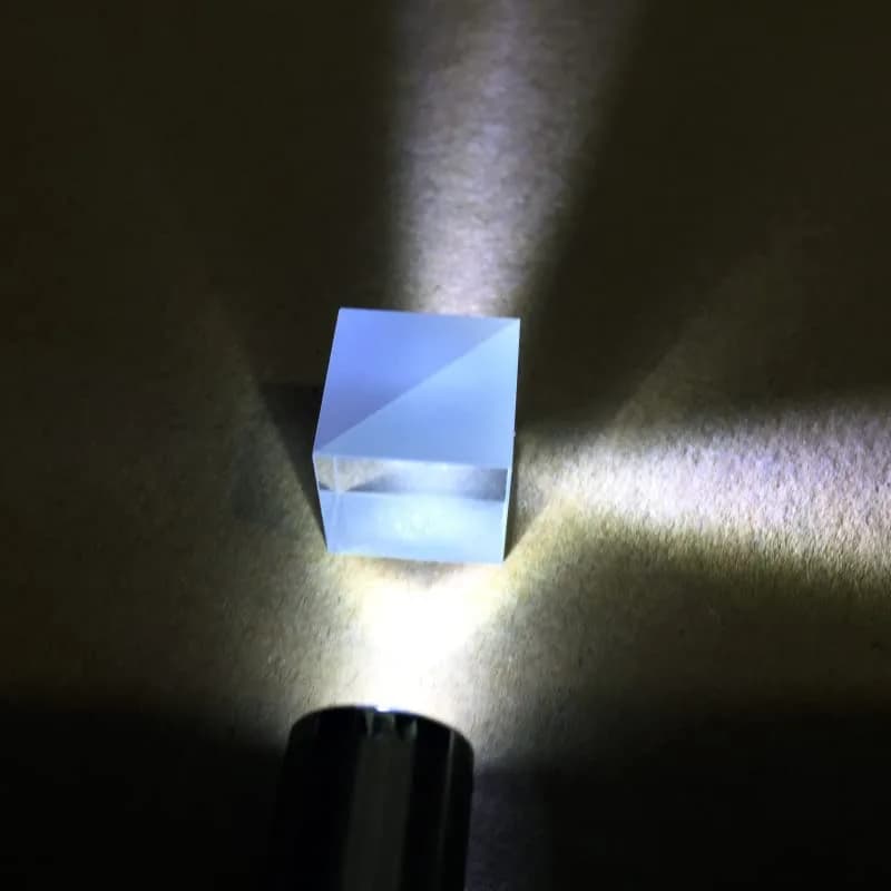NYJLGD Beam Splitter Cube 40mm | Optical Glass Dichroic Prism 50:50 Ratio thumbnail 9