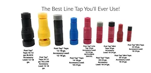 Posi-Products Posi Tap Mini Wire Connectors 24-26 ga. (6-Pack) | Installs in Seconds, No Tools Required thumbnail 3