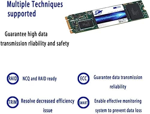 THREE COLOUR DOGFISH M.2 SSD 64GB (5-Pack) | SATA III 6 Gb/s Internal Solid State Drive for Desktop PC Laptop thumbnail 4