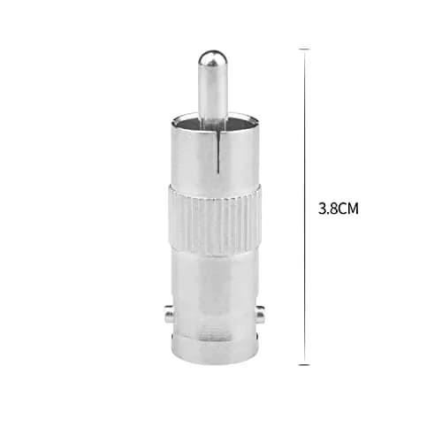 Fanbalunke BNC Female to RCA Male Plug Adapter 66 Pcs | Connect CCTV Cameras to TVs thumbnail 4