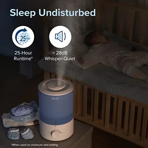 Levoit Dual 150 Ultrasonic Cool Mist Humidifier 3L (101.4 Fl Oz) | ETL Certified for Large Rooms up to 290 sq ft thumbnail 6