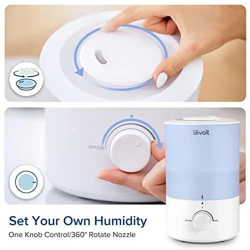 Levoit Dual 150 Ultrasonic Cool Mist Humidifier 3L (101.4 Fl Oz) | ETL Certified for Large Rooms up to 290 sq ft thumbnail 7
