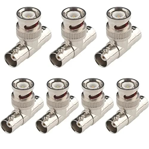 Fanbalunke BNC Splitter Adapter 13 Pcs BNC Male to 2 Female T Connector | Connect Multiple Devices thumbnail 5
