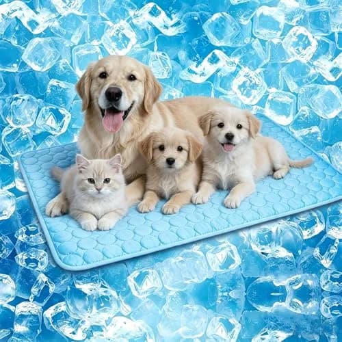 dgdgbaby Portable Dog Cooling Mat 40 x 28 in | Self-Cooling, Washable, Summer Relief thumbnail 1