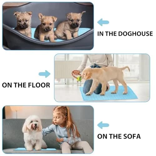 dgdgbaby Portable Dog Cooling Mat 40 x 28 in | Self-Cooling, Washable, Summer Relief thumbnail 6