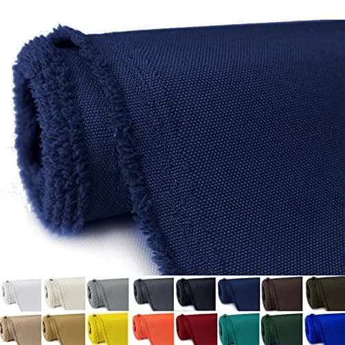 GeeComfy Waterproof Upholstery Fabric by the Yard 600D Oxford Navy Blue 112 cm (44" Bolt Width) | Tear-Resistant Outdoor Fabric thumbnail 1