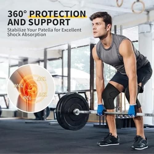 CAMBIVO Knee Brace Compression Sleeve Medium | FDA Approved Orthopedic Brace for Pain Relief & Sports thumbnail 6