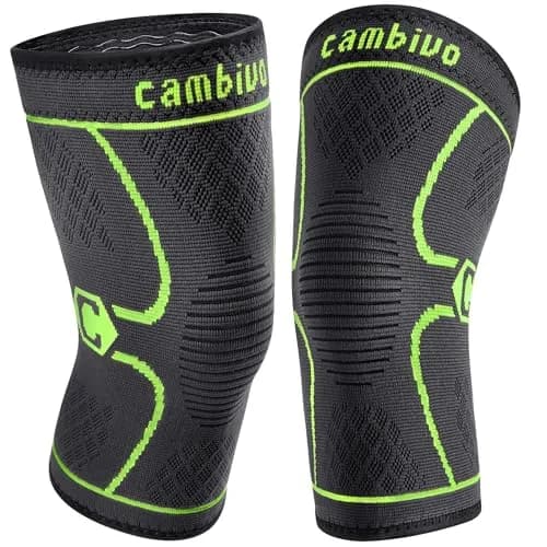 CAMBIVO Knee Brace Compression Sleeve Medium | FDA Approved Orthopedic Brace for Pain Relief & Sports thumbnail 1