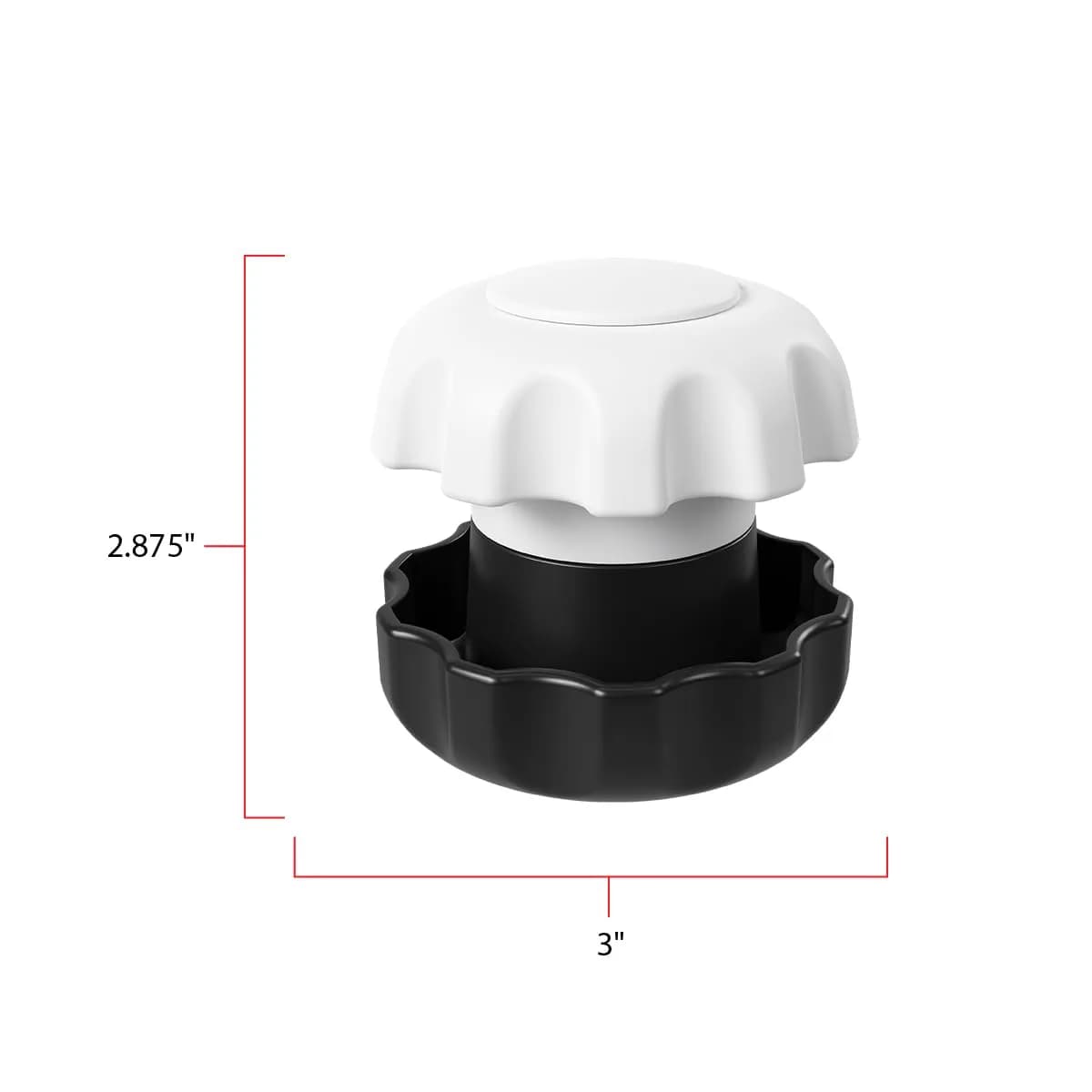 EZY DOSE Large Orange Pill Crusher & Grinder - Effortlessly Crushes Medications into Fine Powder - view 3