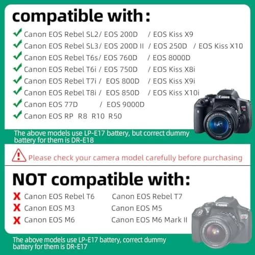 RONFEN DR-E18 USB-C PD Adapter Kit for Canon Cameras | 1.2M Cable, 30W Output thumbnail 4