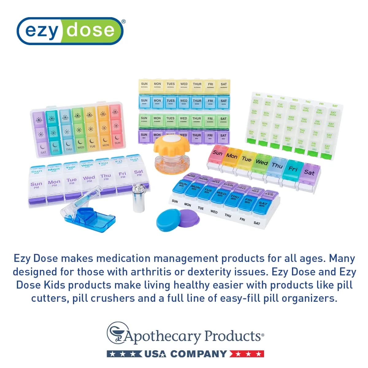 EZY DOSE Large Pill Crusher & Tablet Grinder with Storage Compartment, Green | FDA Approved & Arthritis Foundation-Endorsed - view 6