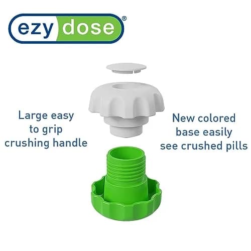 EZY DOSE Large Pill Crusher & Tablet Grinder with Storage Compartment, Green | FDA Approved & Arthritis Foundation-Endorsed thumbnail 2