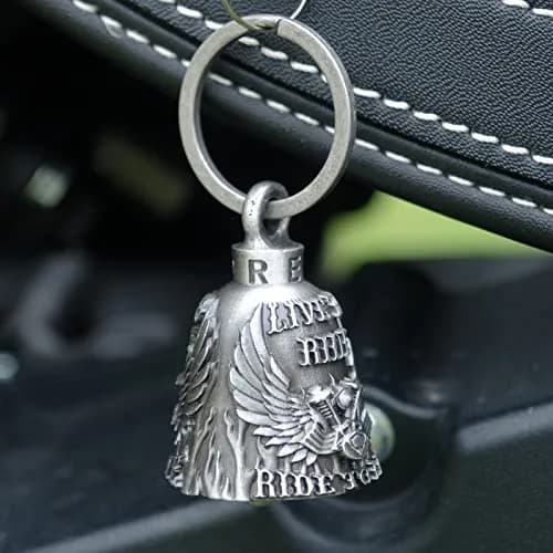 Dream Apparel Motorcycle Bell for Bikers | Heavy Lucky Rider Keychain & Accessory thumbnail 6