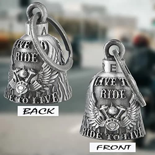 Dream Apparel Motorcycle Bell for Bikers | Heavy Lucky Rider Keychain & Accessory thumbnail 7