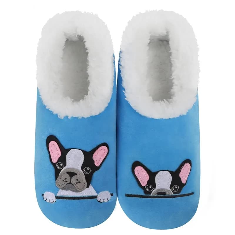 Snoozies Slipper Socks for Women (Blfren, M) | Cozy Mismatched Indoor Comfort thumbnail 2