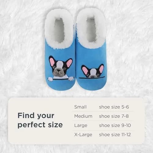 Snoozies Slipper Socks for Women (Blfren, M) | Cozy Mismatched Indoor Comfort thumbnail 6