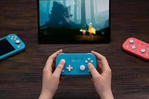 8Bitdo Lite 2 Bluetooth Gamepad for Switch, Switch Lite, Android & Raspberry Pi | Compact Wireless Controller thumbnail 7
