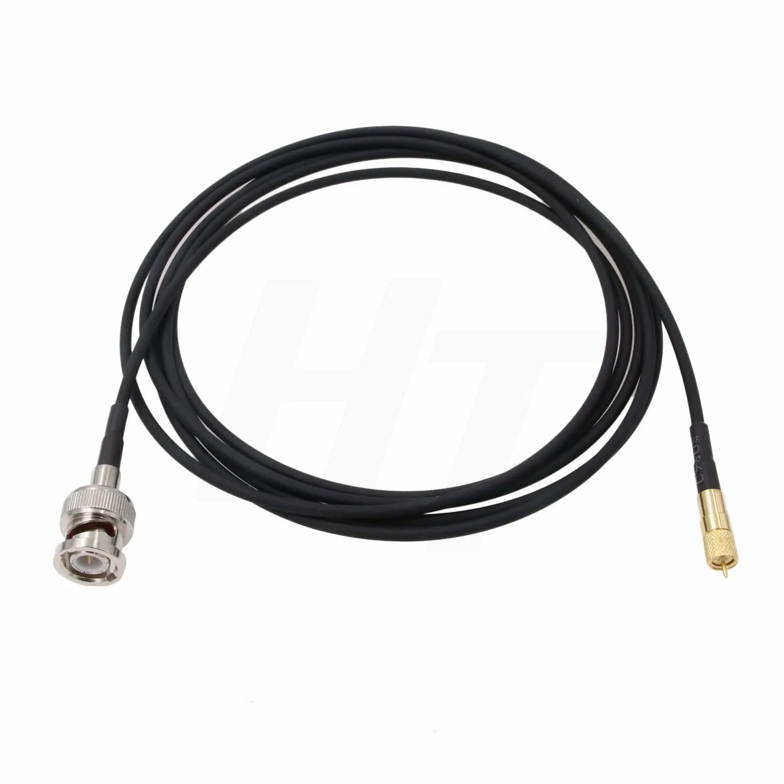 HangTon BNC to Microdot UNF 10-32 RF Coax Cable 1m | RG174 50 Ohm for Vibration Test Sensors - main product image