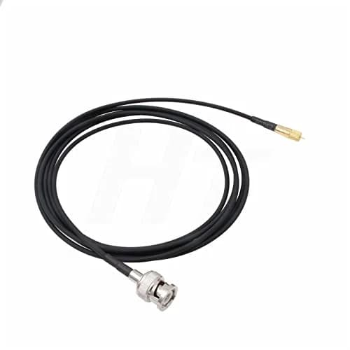 HangTon BNC to Microdot UNF 10-32 RF Coax Cable 20" | 50 Ohm, RG174, Flexible Shielded RF Cable thumbnail 4