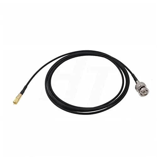 HangTon BNC to Microdot UNF 10-32 RF Coax Cable 20" | 50 Ohm, RG174, Flexible Shielded RF Cable thumbnail 3