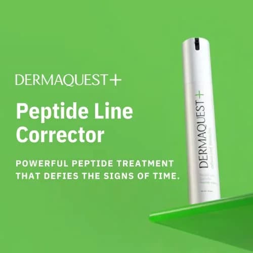 DermaQuest Peptide Line Corrector Face Serum 1oz | Supports Skin Renewal & Anti-Aging thumbnail 3