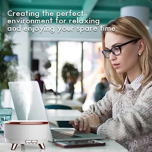 Jpord Large Room Essential Oil Diffuser 500ml (16.9 Fl Oz) | Ultrasonic Cool Mist Humidifier with Remote & Timer thumbnail 6