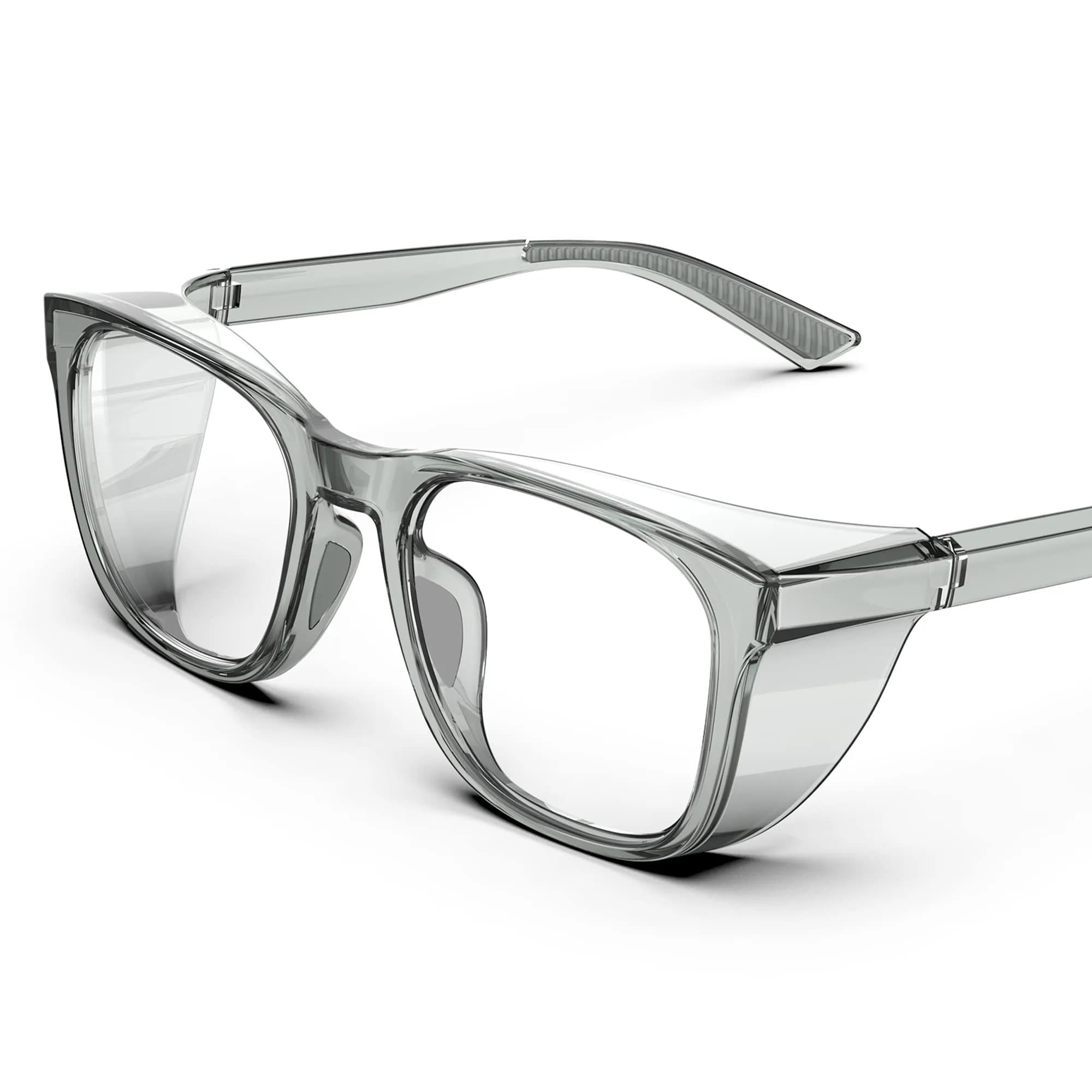 TOREGE Clear Safety Glasses Anti-Fog, Anti-Blue Light, Scratch Resistant | 30g Lightweight Protective Eyewear - main product image