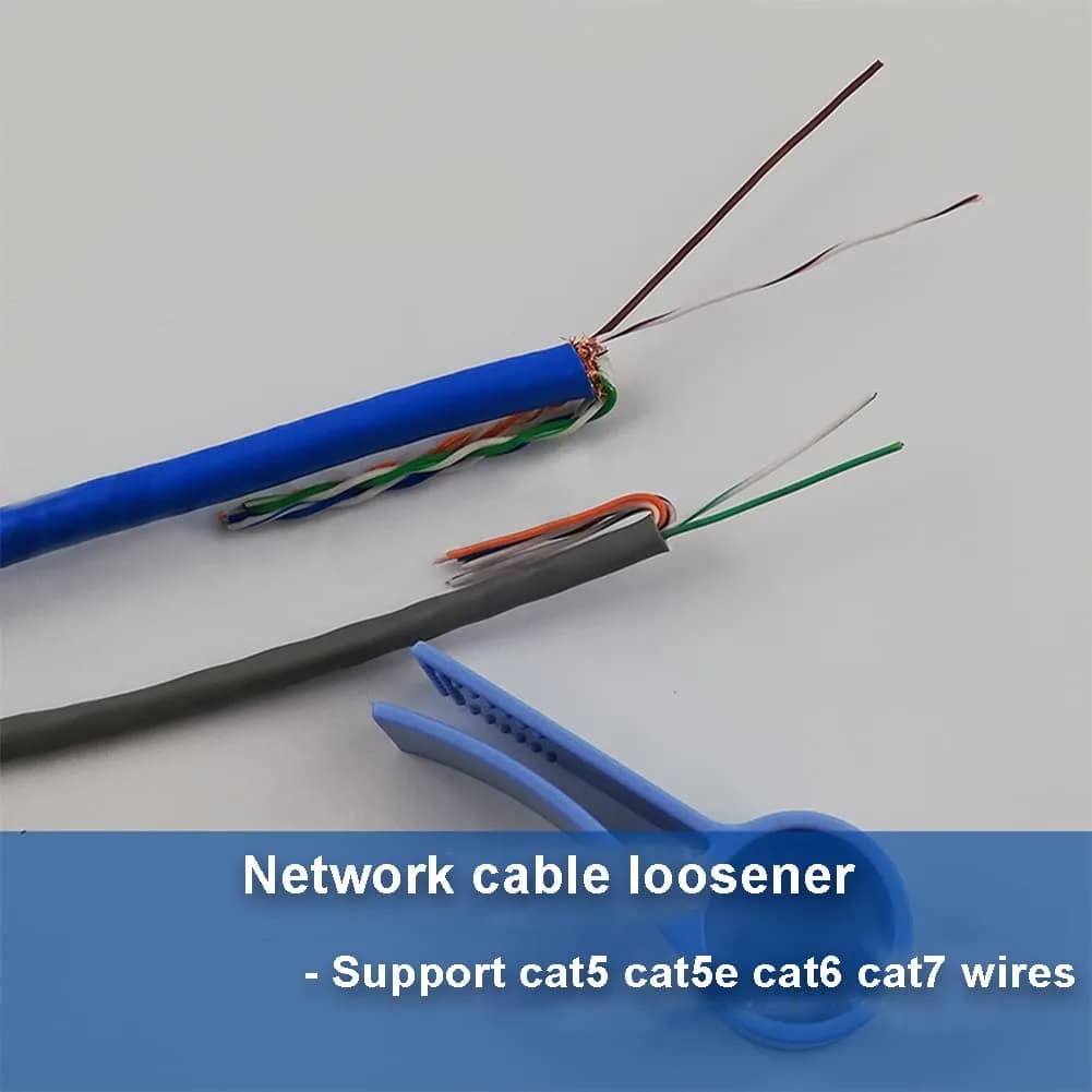 SIKSIN Network Cable Untwist Tool Set of 3 | Wire Straightener for CAT5/CAT5e/CAT6/CAT7 Pairs - view 5