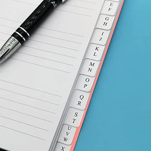 Nokingo Spiral Password Book with Alphabetical Tabs 132 Pages (5x7 inch) | Organize Internet Logins Securely thumbnail 4