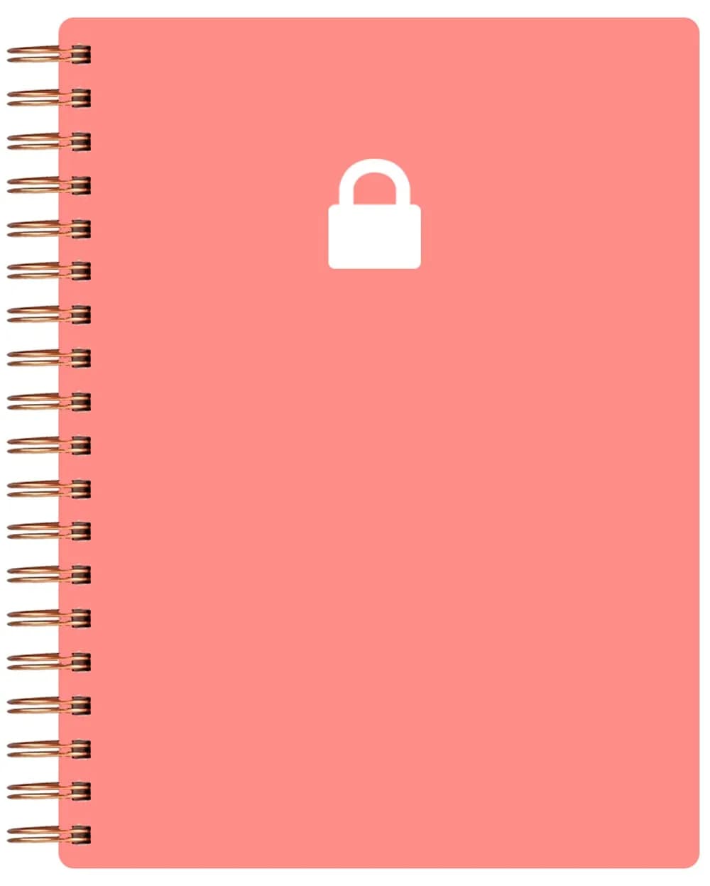 Nokingo Spiral Password Book with Alphabetical Tabs 132 Pages (5x7 inch) | Organize Internet Logins Securely